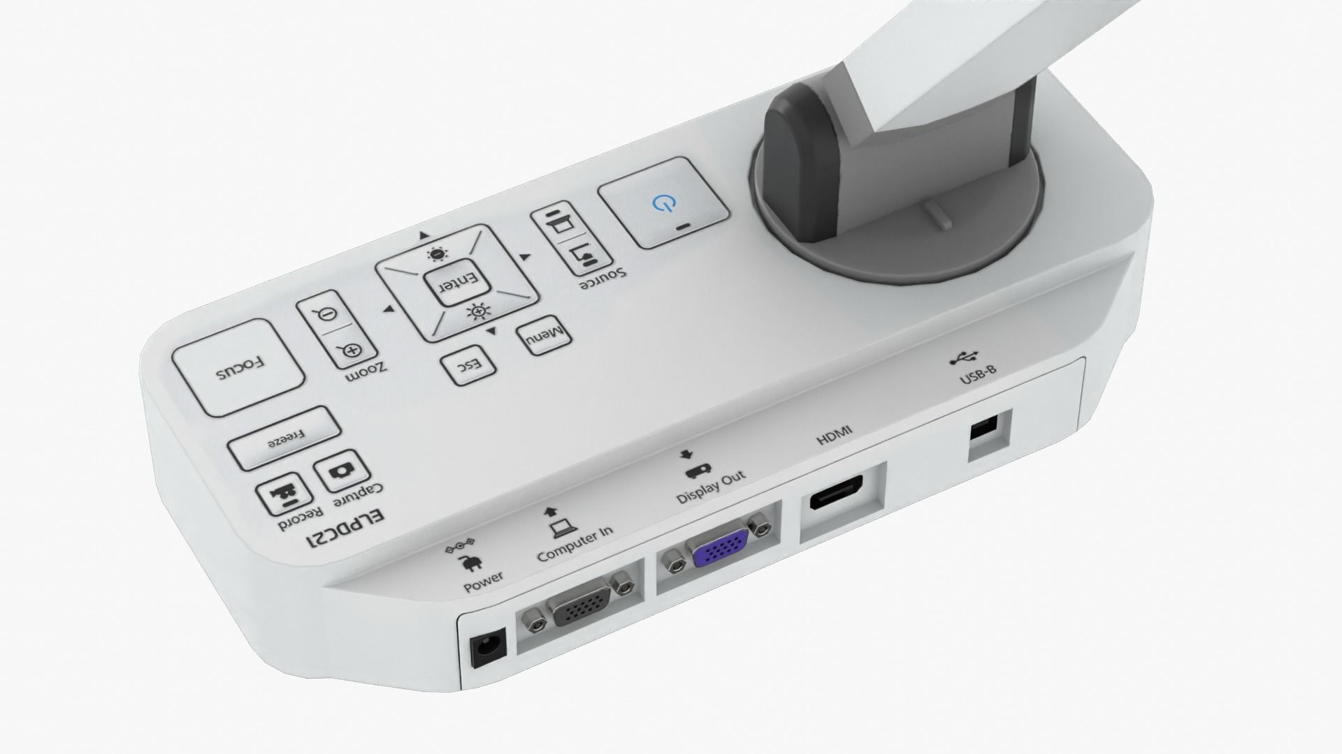 Document Camera Low-poly 3D model_1