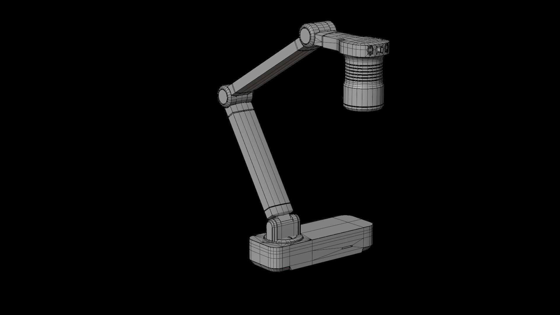 Document Camera Low-poly 3D model_18