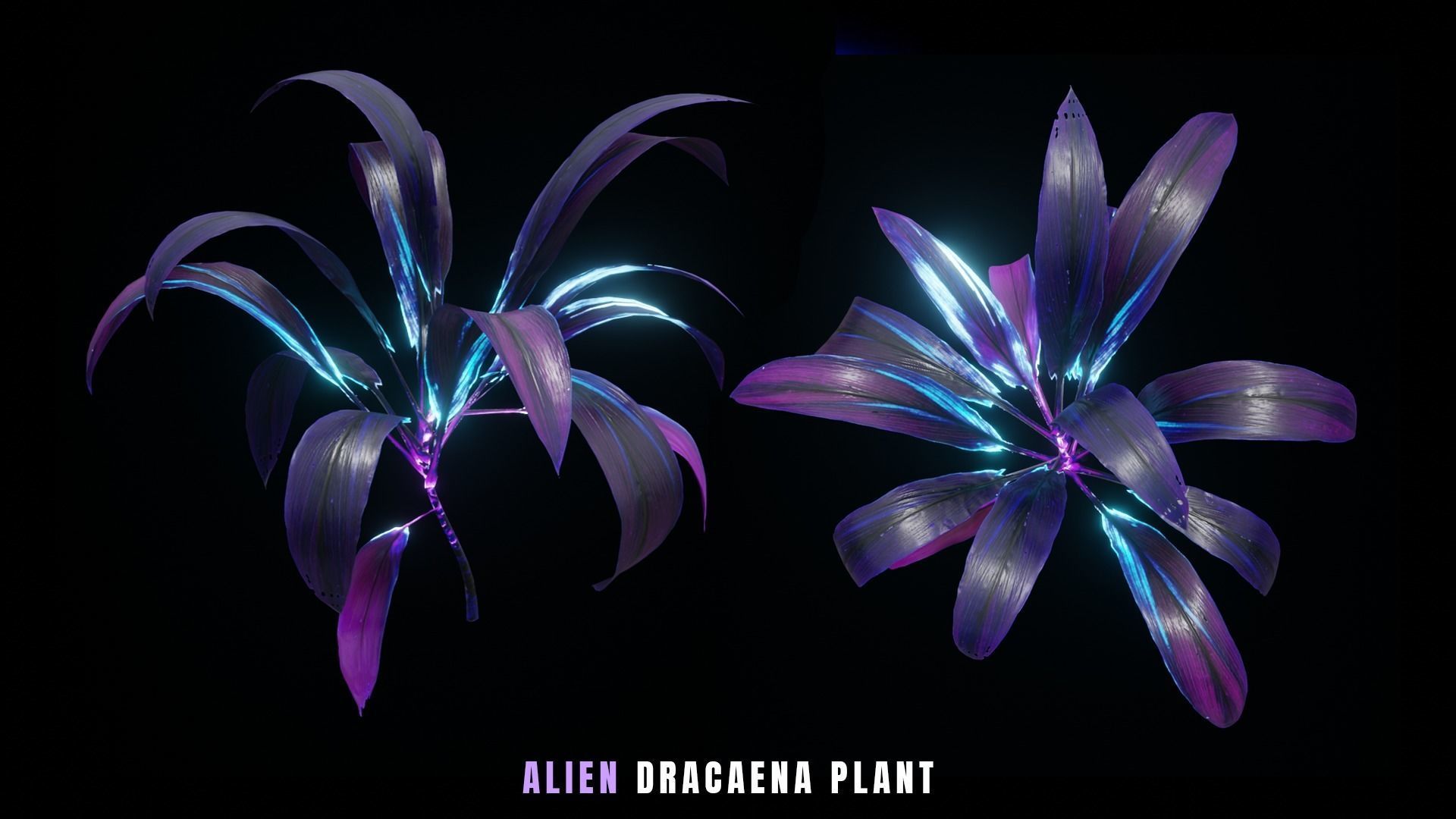 Alien Vegetation 3D Model Collection_8