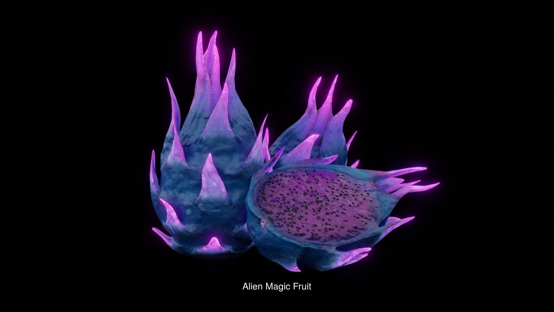 Alien Vegetation 3D Model Collection_20