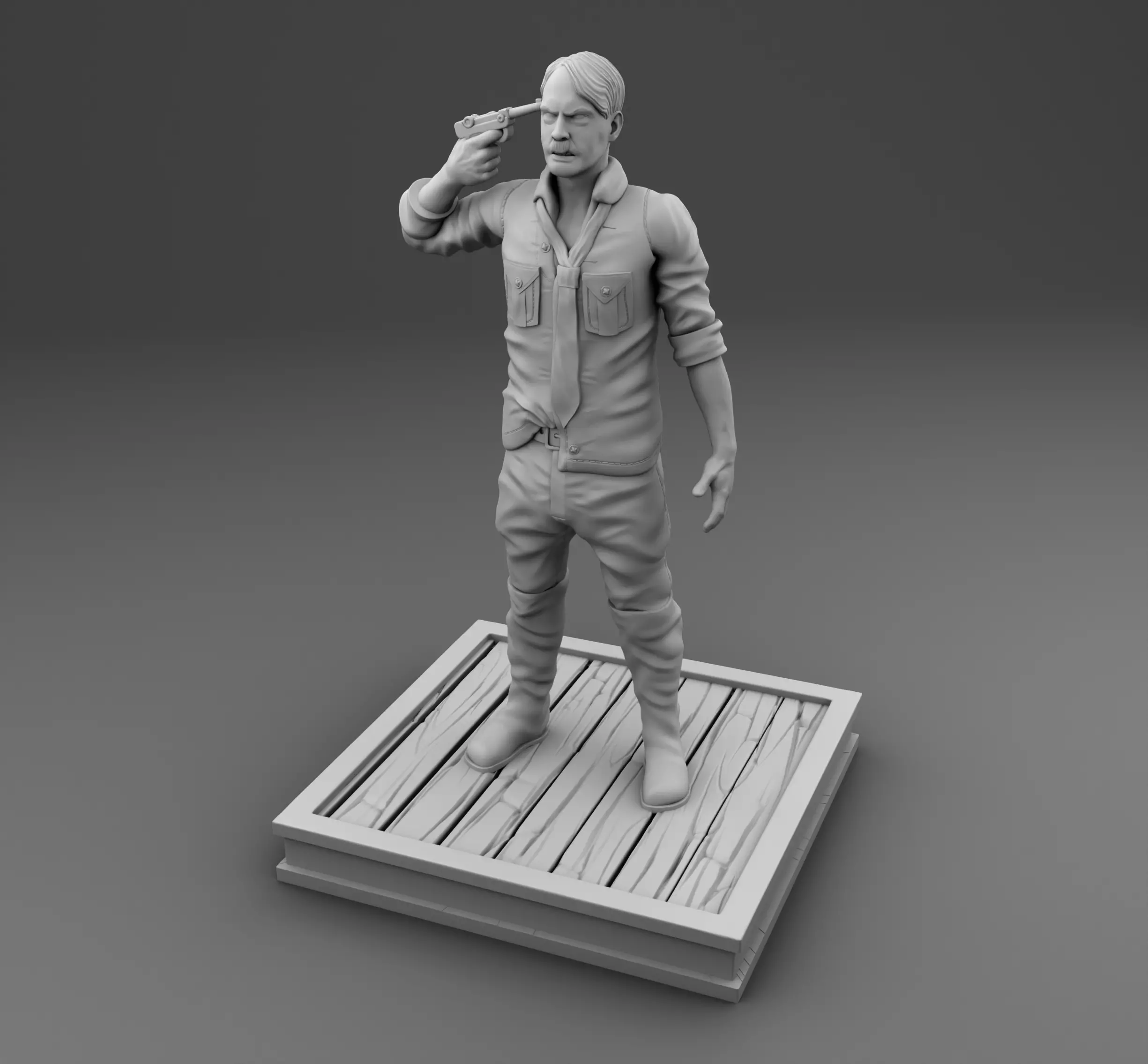 Hitlers Death 3D print model_0