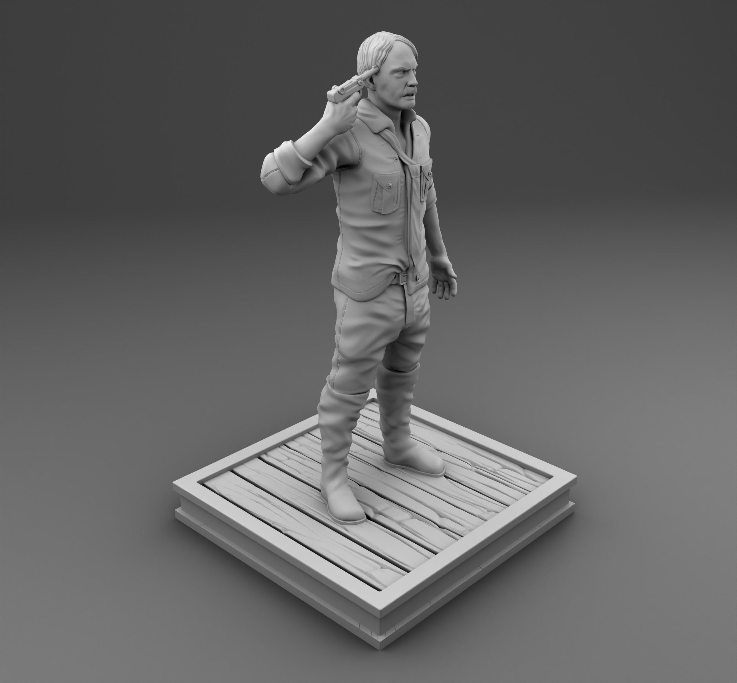 Hitlers Death 3D print model_1