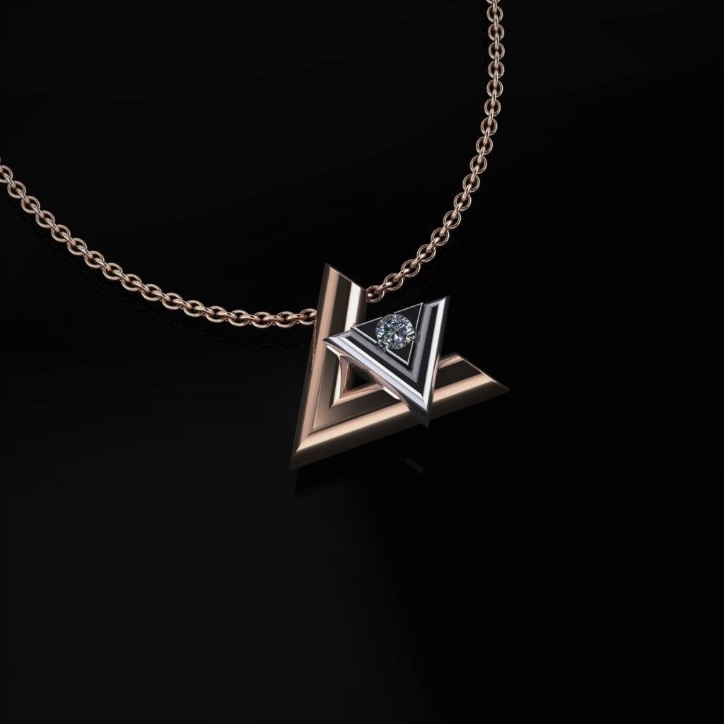 Louis Vuitton Pendant  3D print model_2