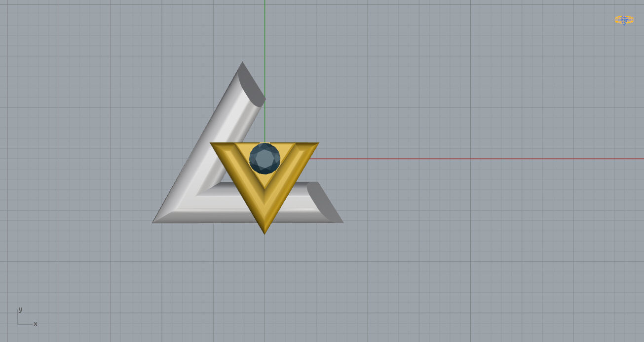 Louis Vuitton Pendant  3D print model_6