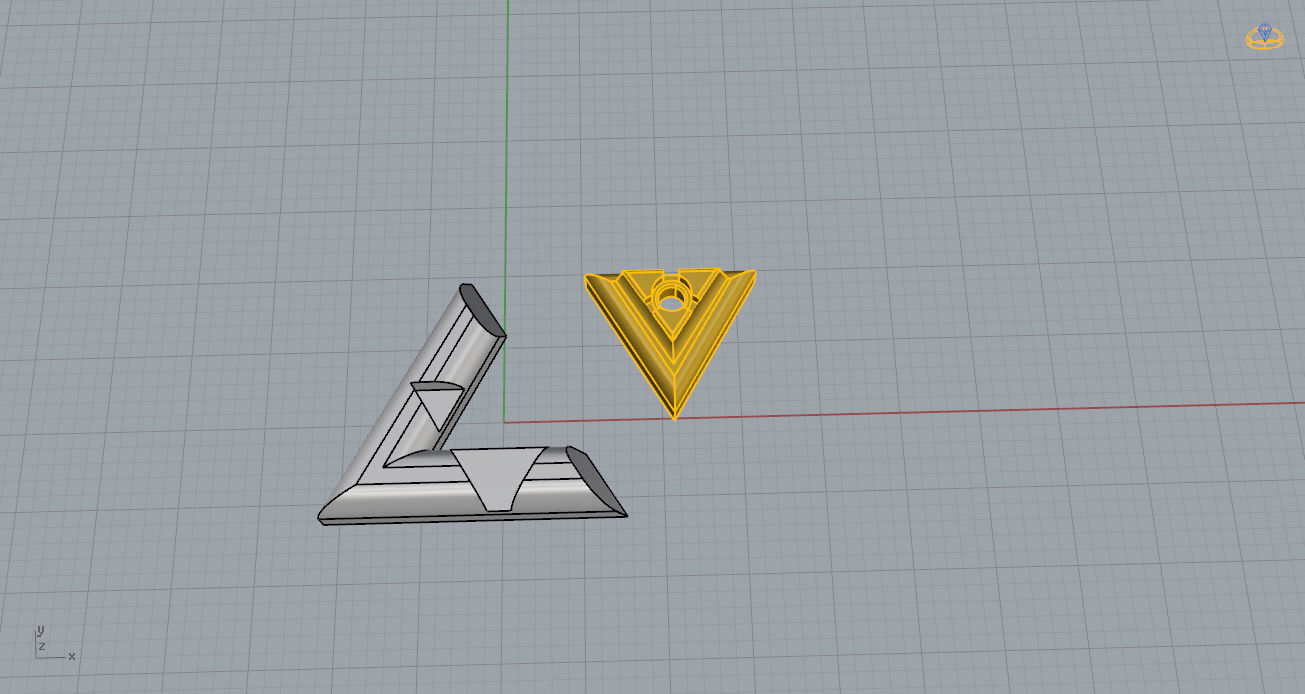 Louis Vuitton Pendant  3D print model_13