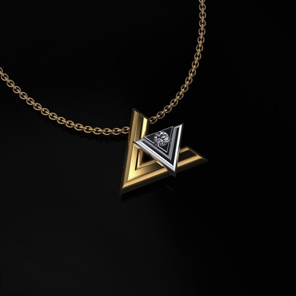 Louis Vuitton Pendant  3D print model_1