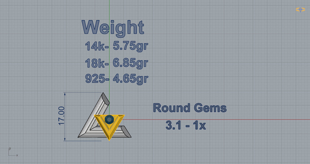 Louis Vuitton Pendant  3D print model_3