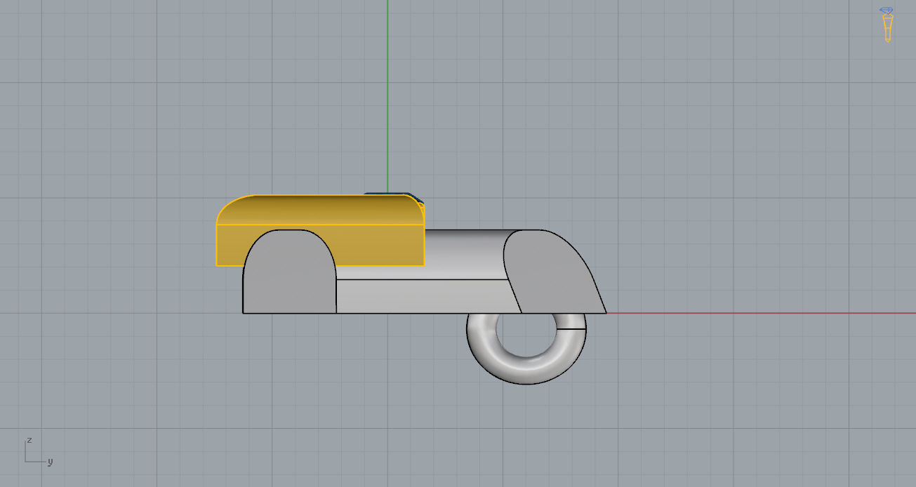Louis Vuitton Pendant  3D print model_9