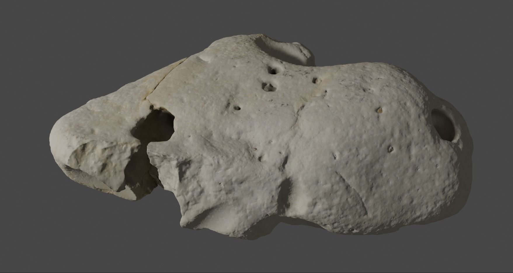 Coral stone Free low-poly 3D model_4