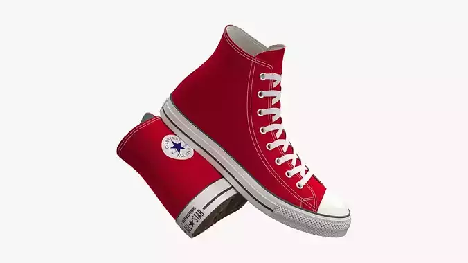 Chuck Taylor All Star Classic High Top Red