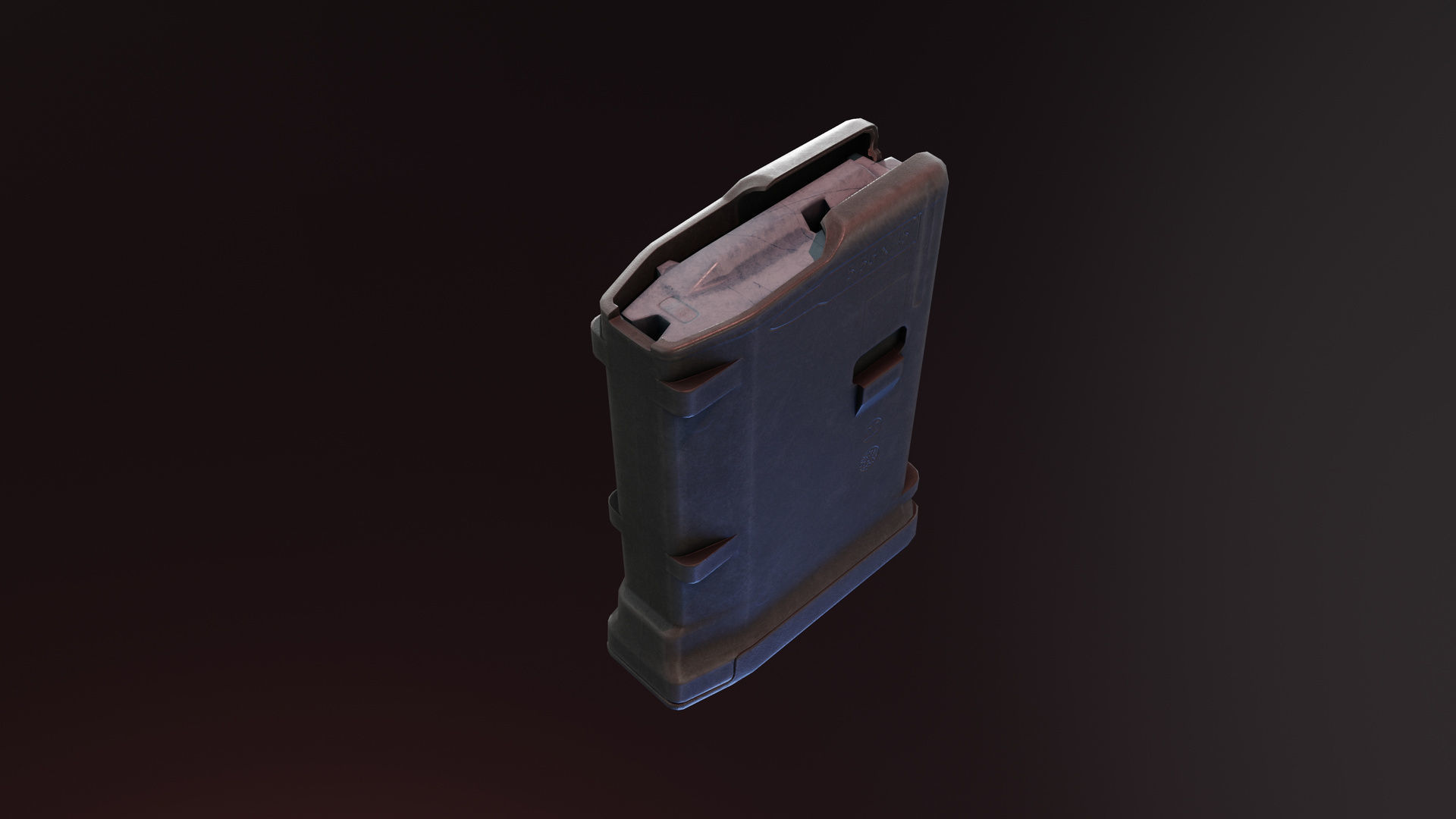 Pmag 10 round AR magazine Low-poly 3D model_3