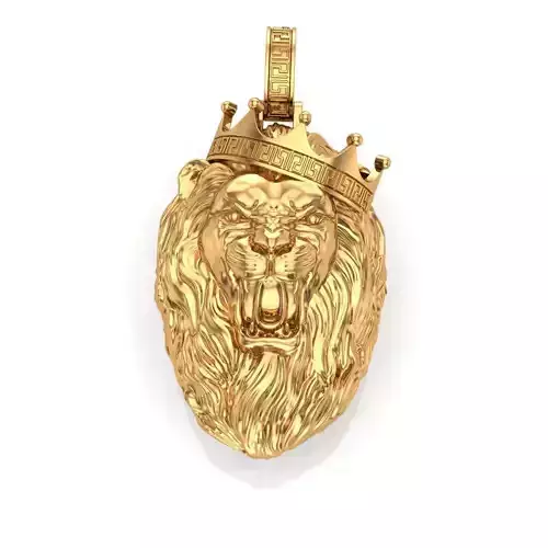 Golden Lion Pendant