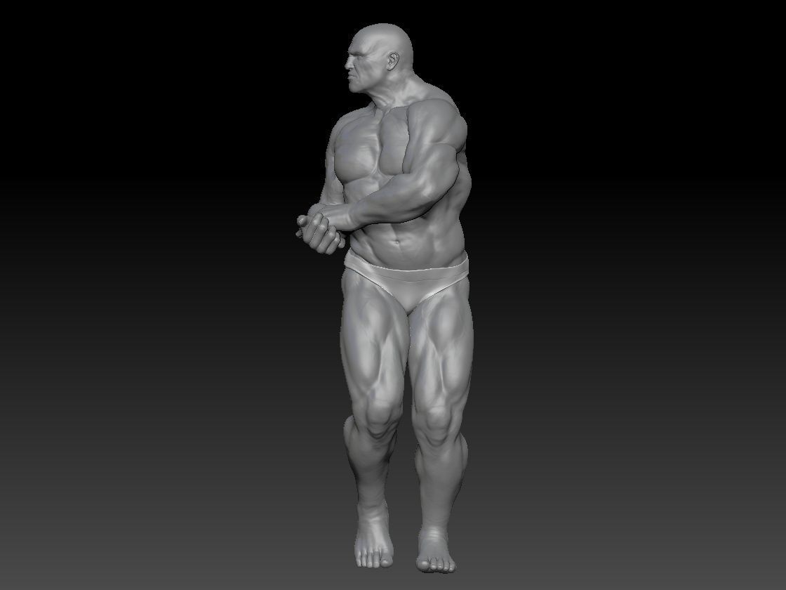 BODYBUILDING MAN 2 3D print model_1