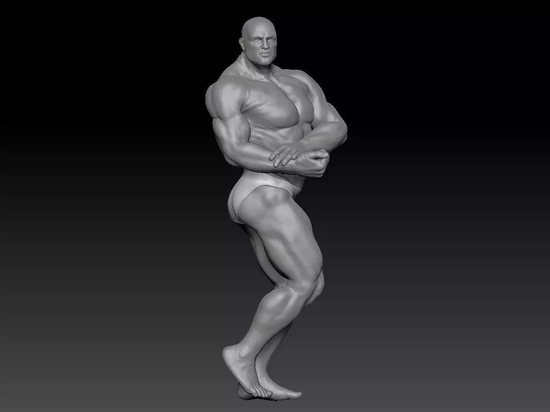 BODYBUILDING MAN 2 3D print model_0