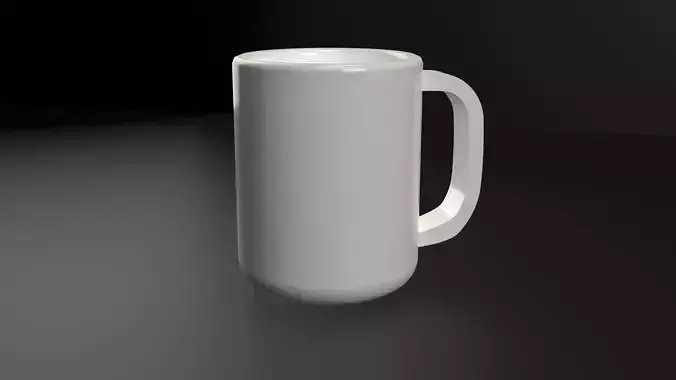 white cup