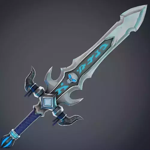 Stylized Sword - Espada Estilizada Low-poly 3D model