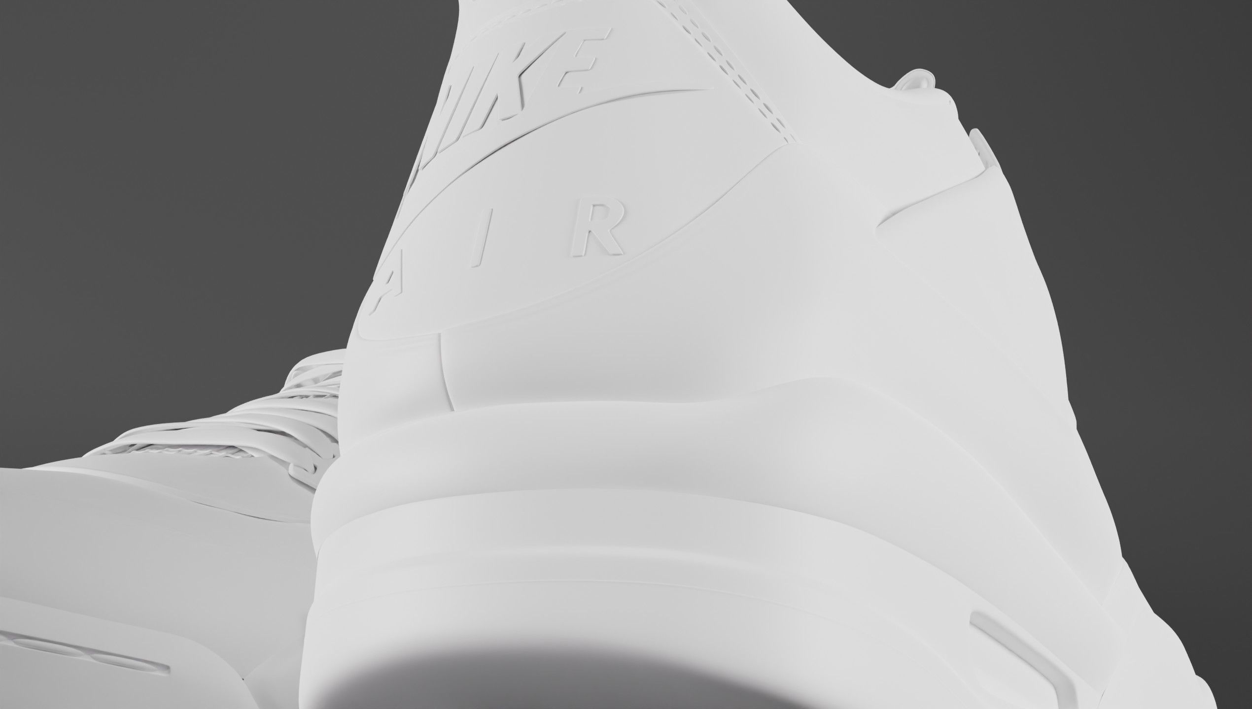 Jordan 4 Union LA Taupe Haze Low-poly 3D model_41
