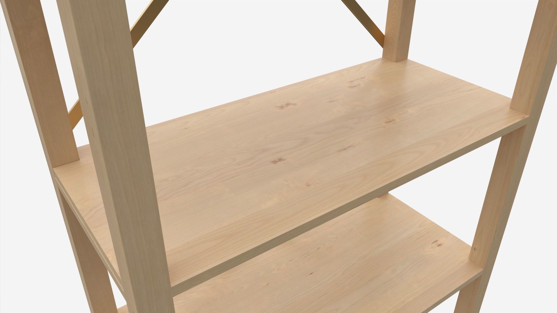 Urban Industrial Bookshelf Andersen 3D model_2