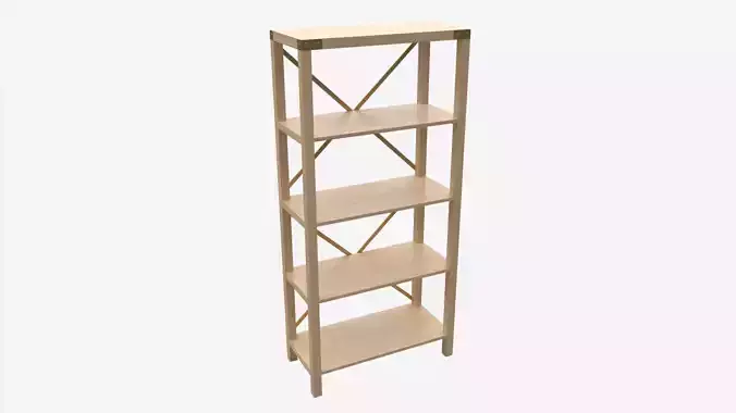 Urban Industrial Bookshelf Andersen 3D model