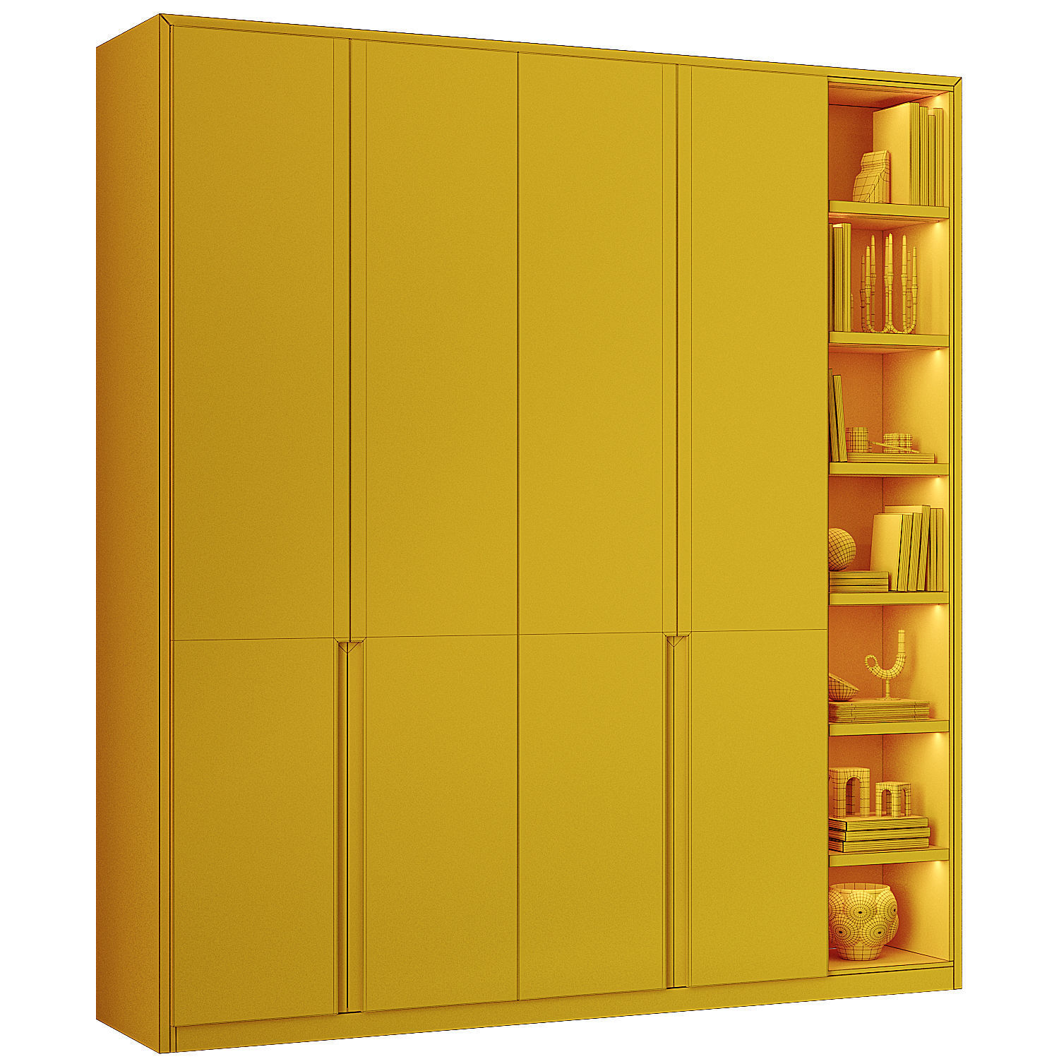 Wardrobe 15 3D model_12