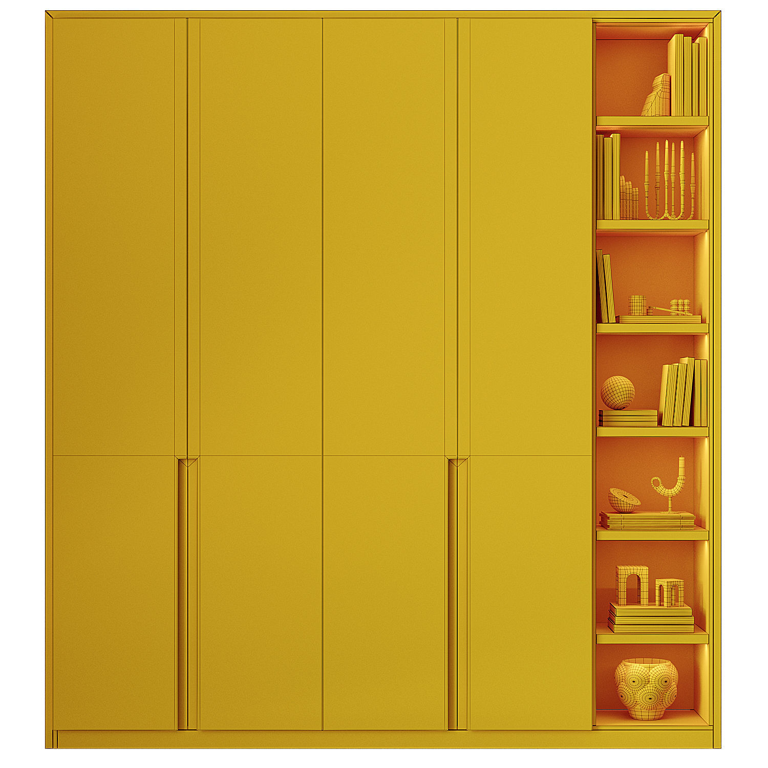 Wardrobe 15 3D model_9