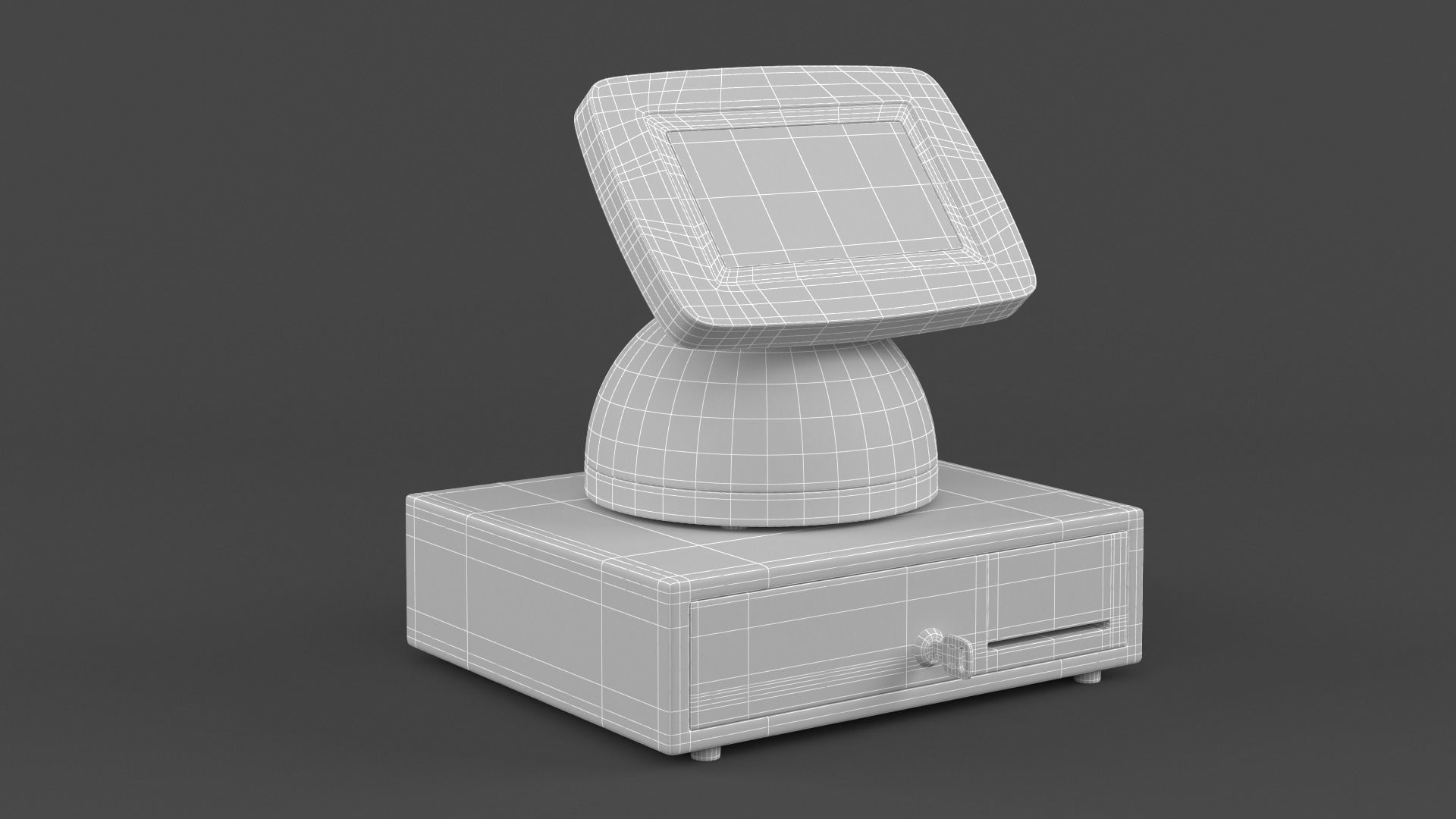 Kiosk Tablet 3D model_11