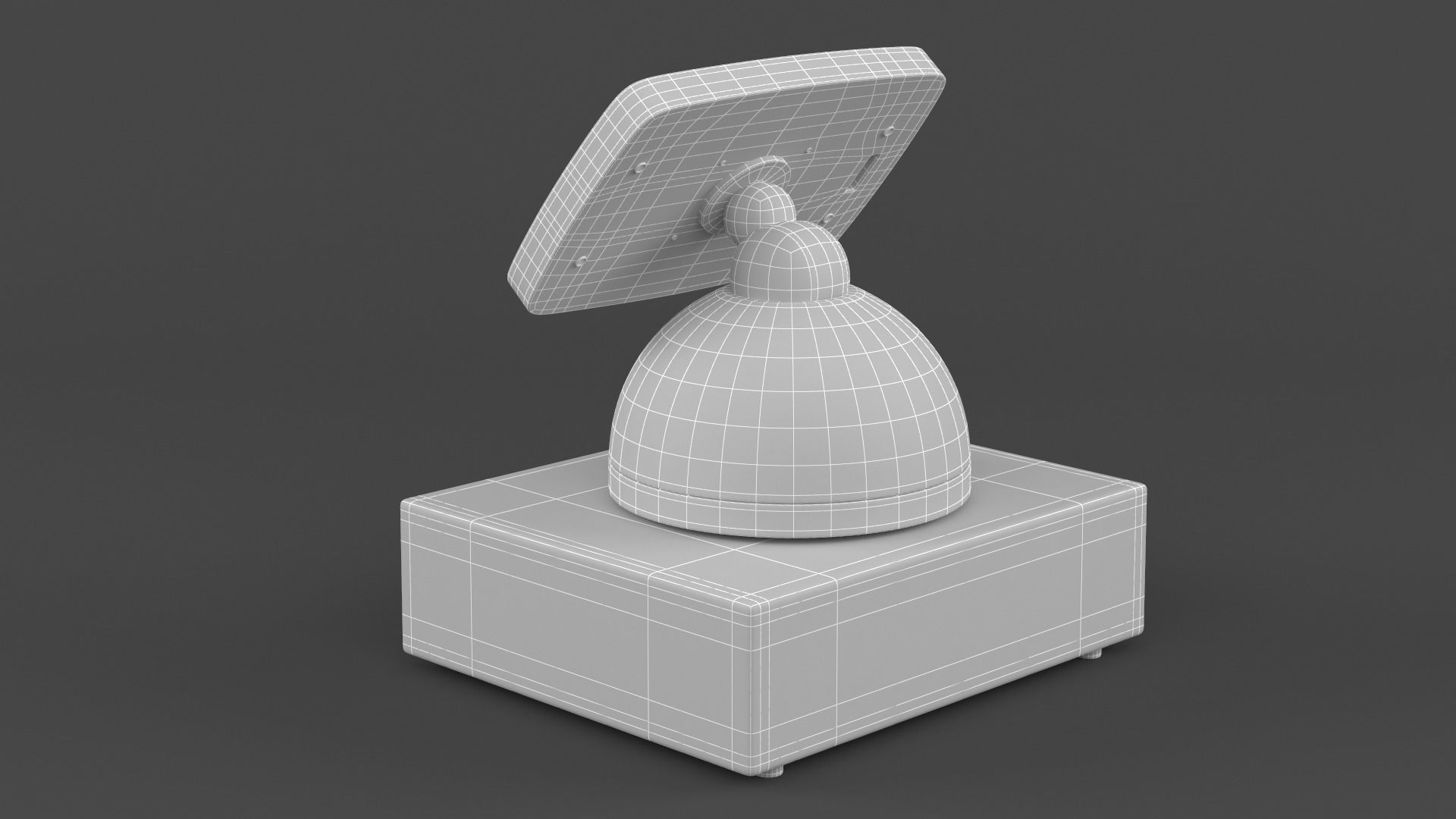 Kiosk Tablet 3D model_9
