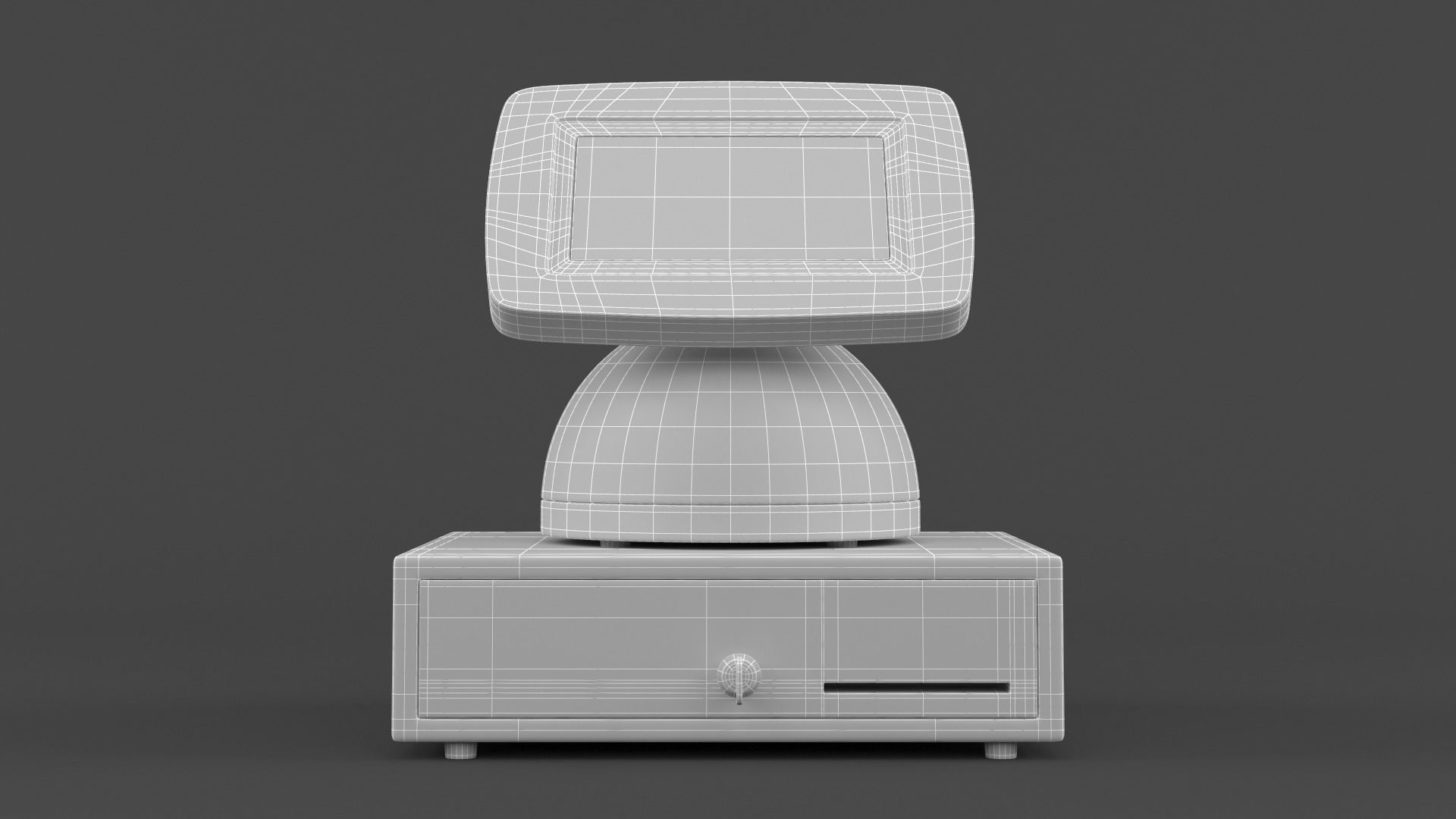 Kiosk Tablet 3D model_7