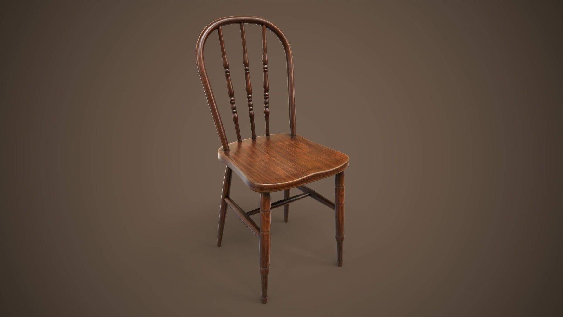 Set of vintage tables and chairs 3D Model Collection_30