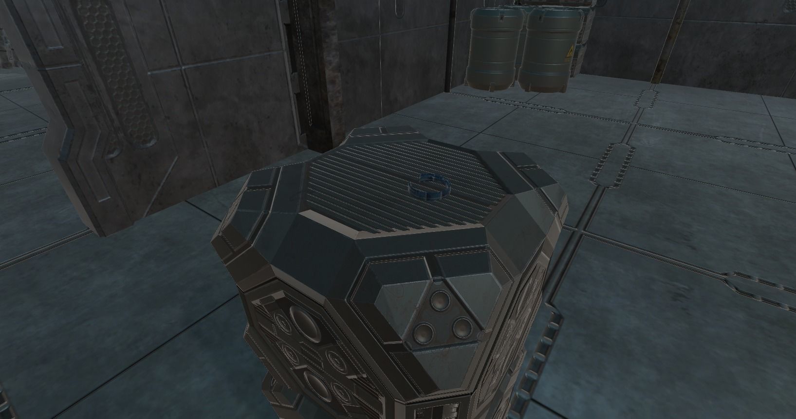 Low Poly Sci-Fi Bracelet Luke Low-poly 3D model_2