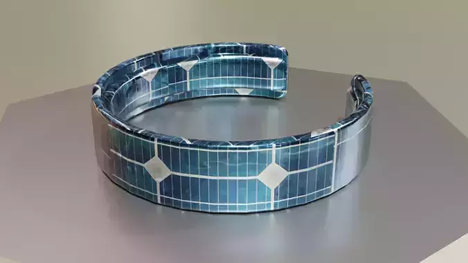 Low Poly Sci-Fi Bracelet Luke Low-poly 3D model