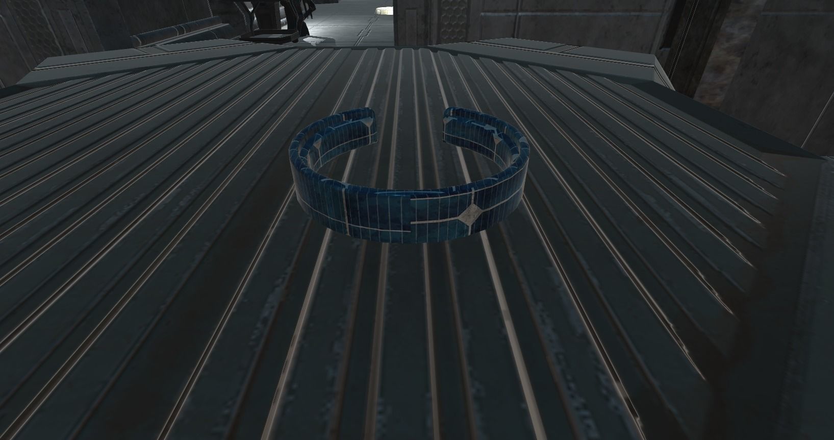 Low Poly Sci-Fi Bracelet Luke Low-poly 3D model_11