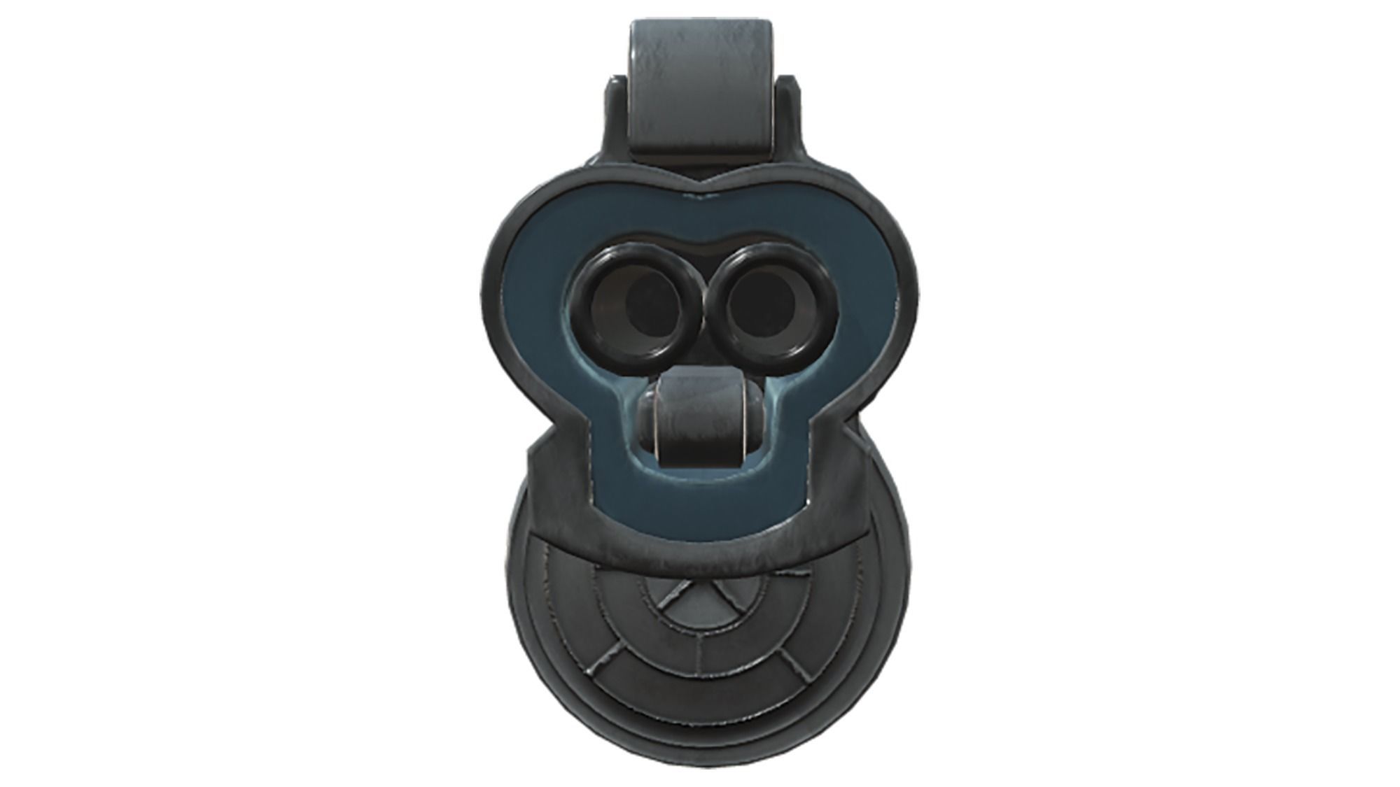 Futuristic Combat Gun Low-poly 3D model_3