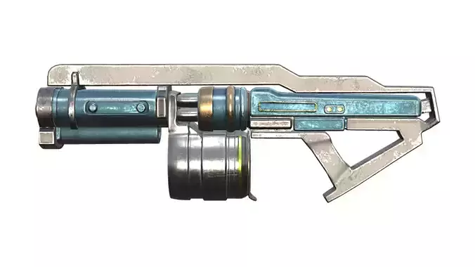 Futuristic Combat Gun