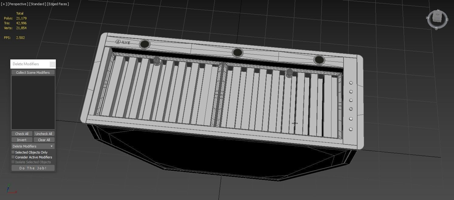 Concealed Range Hood Pf Ivum752x ilve 3D model_2