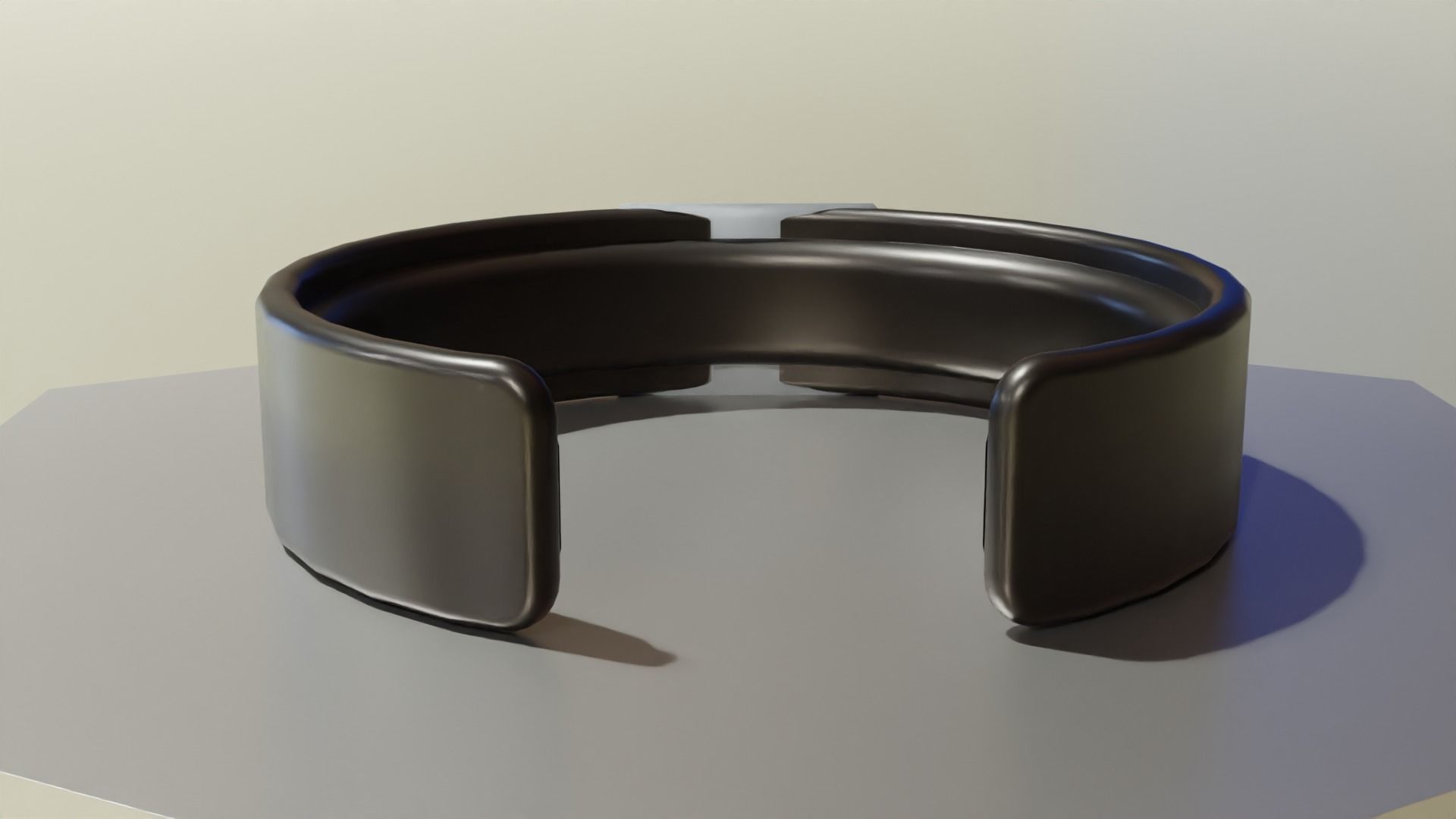 Low Poly Sci-Fi Bracelet C3PO Low-poly 3D model_7