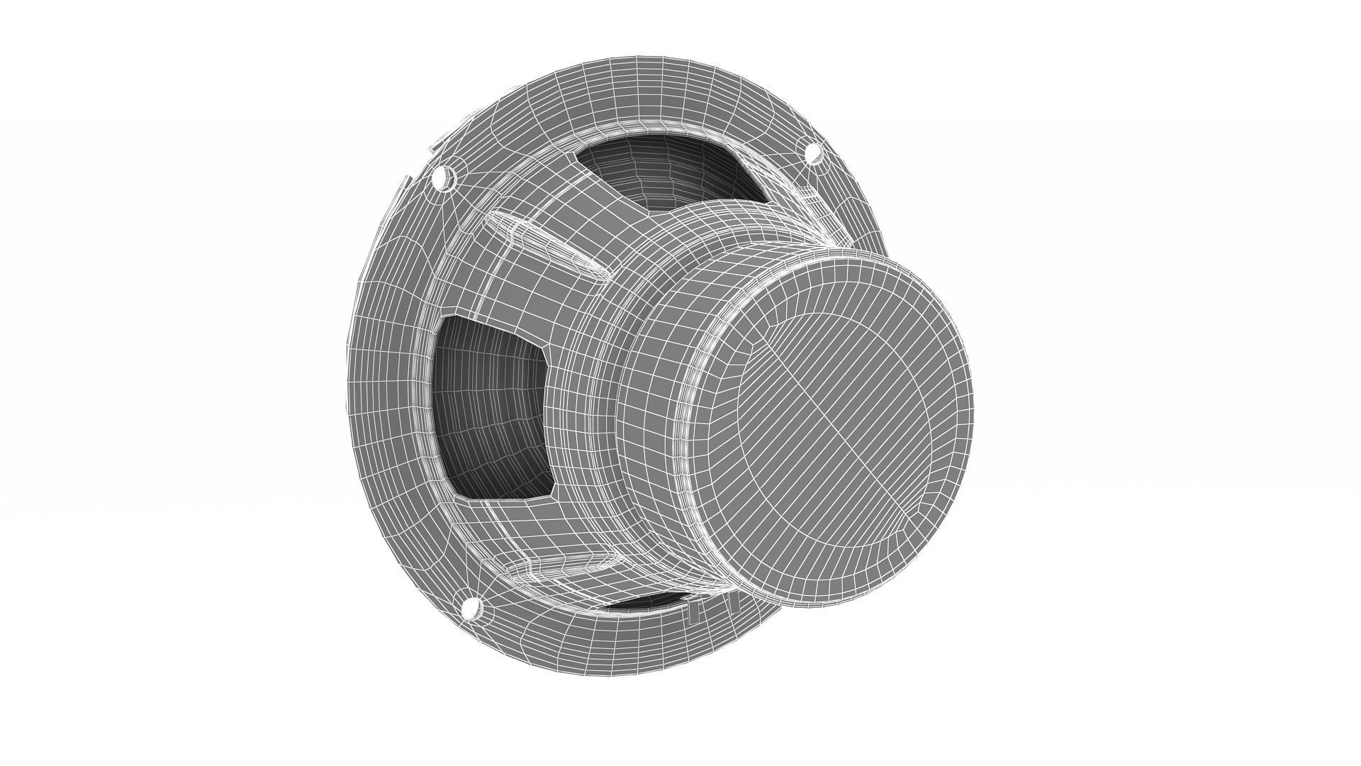 BassLoudspeaker speaker 3D model_10