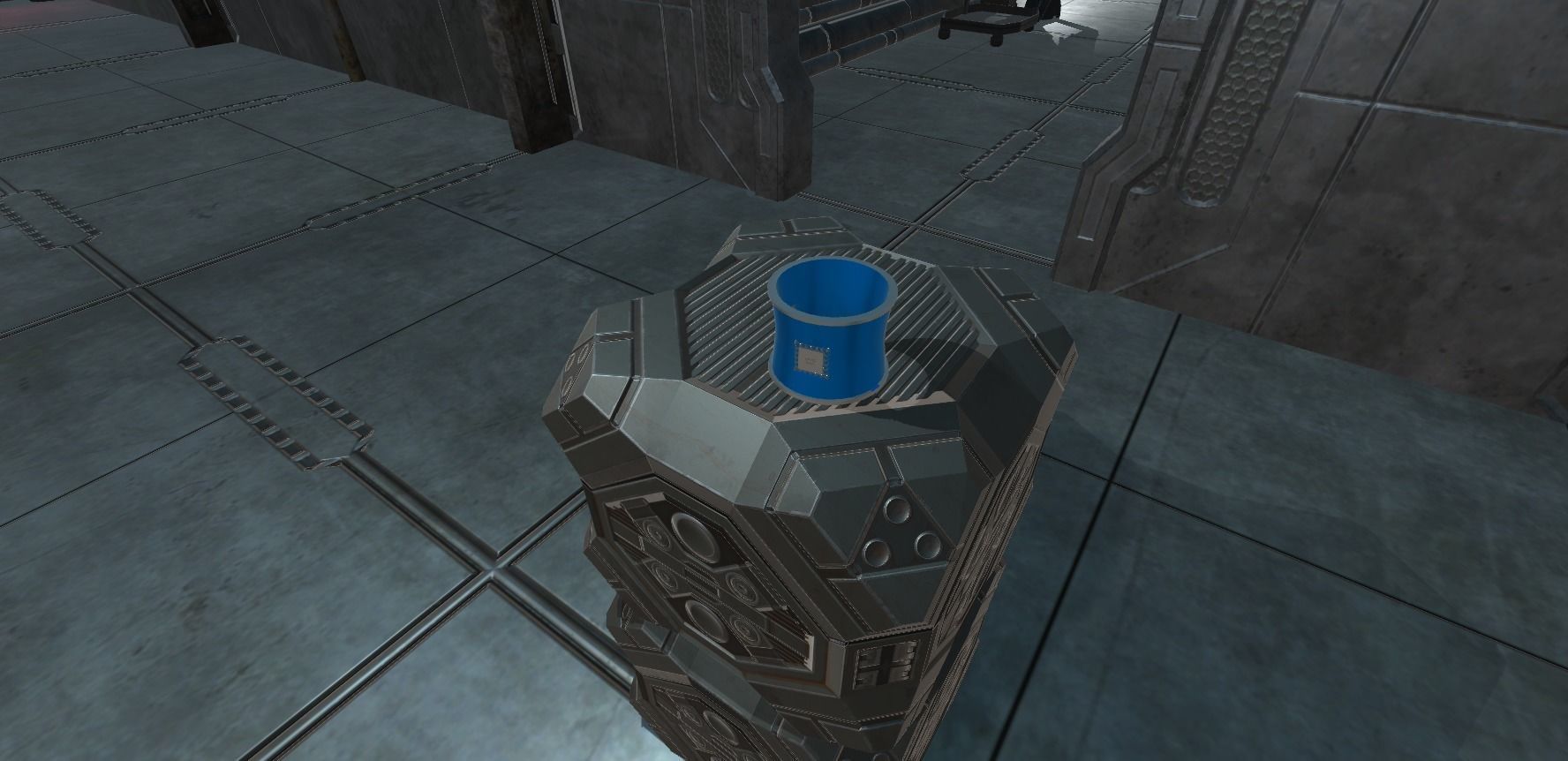 Low Poly Sci-Fi Bracelet Solo Low-poly 3D model_7