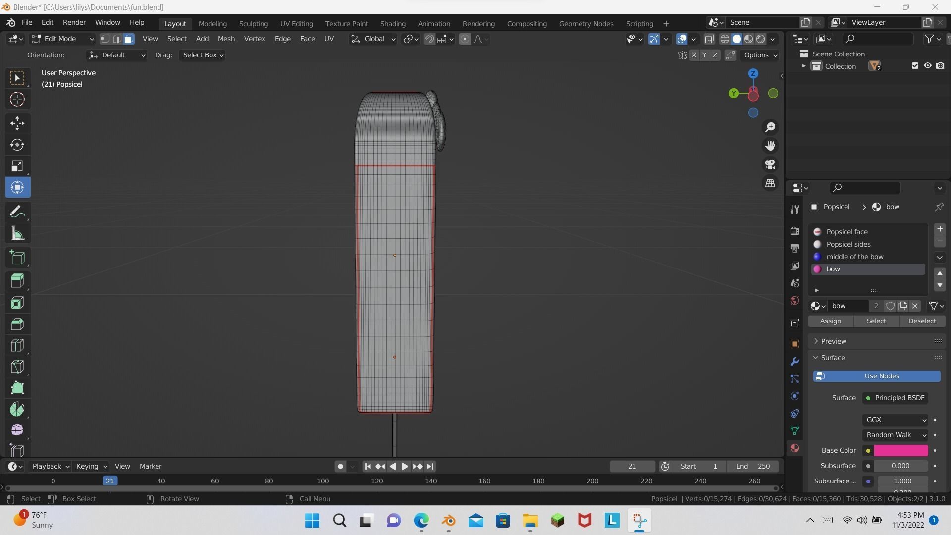 Popsicel character Free 3D model_10