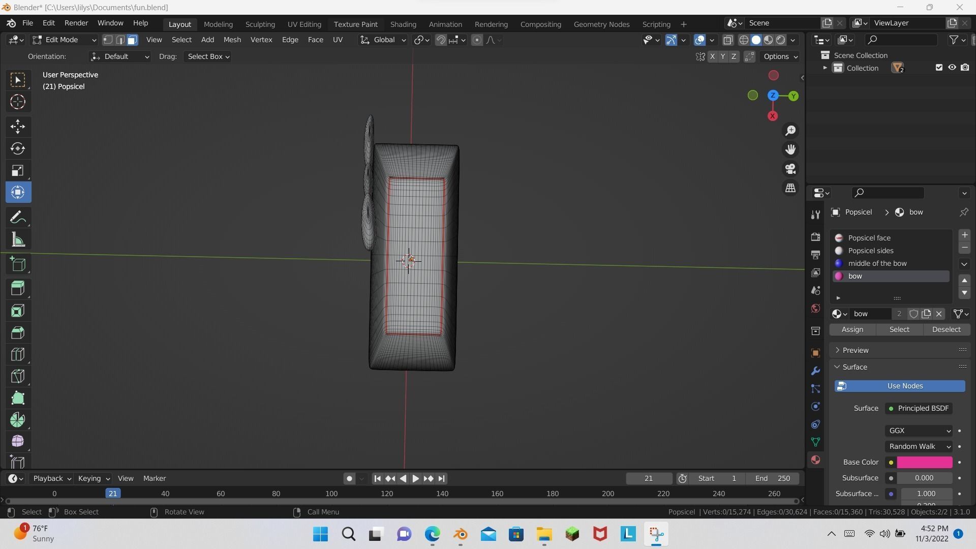 Popsicel character Free 3D model_8
