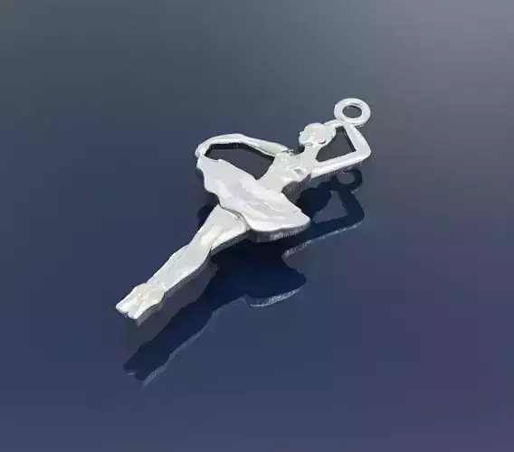 ballet dancer pendant