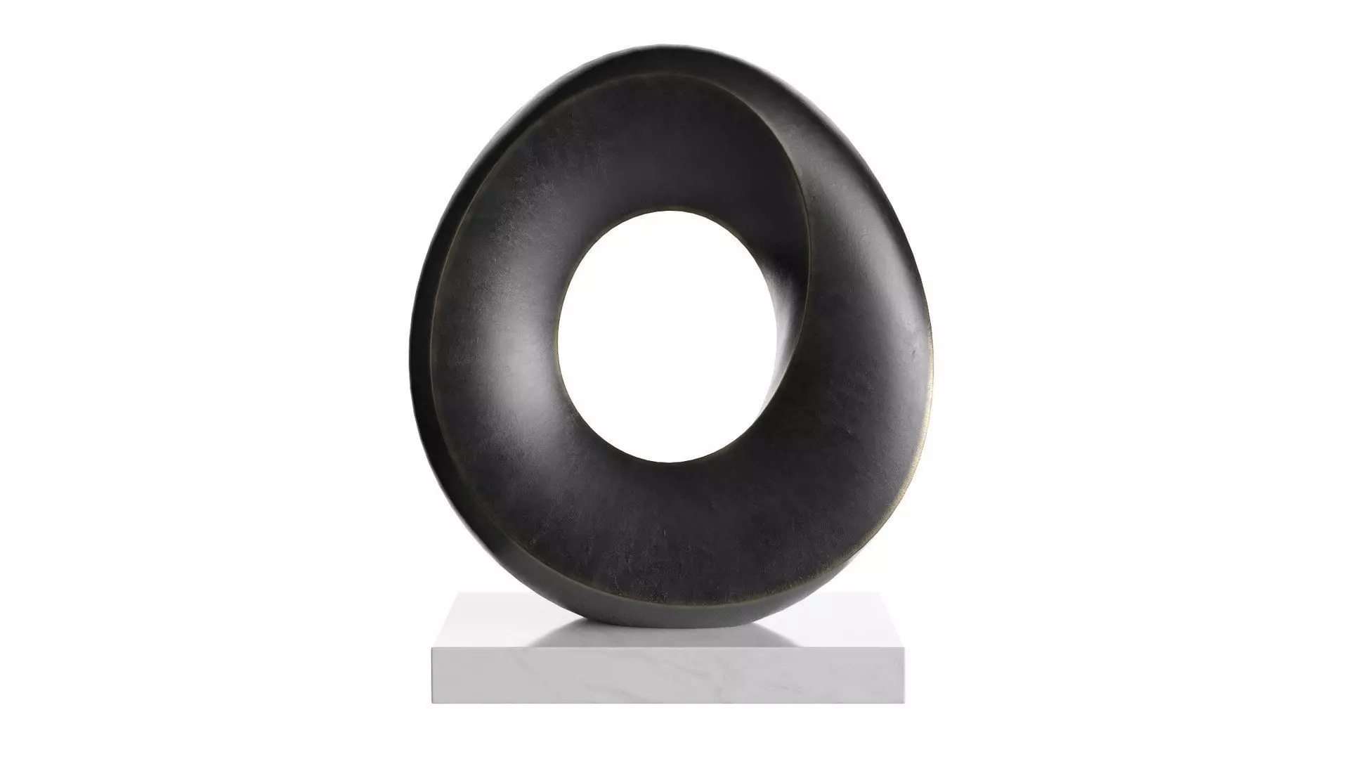 Abstract sculpture Mobius 3D model_0