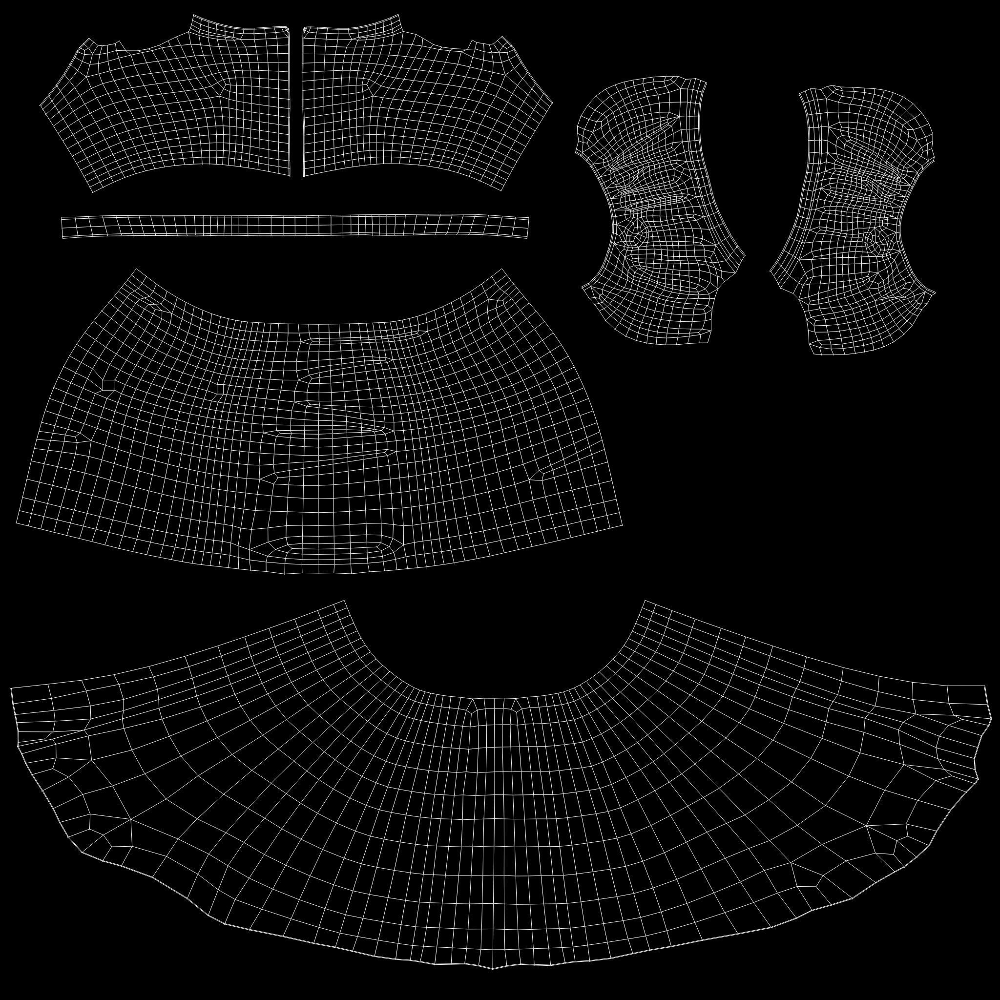 Evening Ball Prom Gown Sleeveless Dress Low-poly 3D model_13