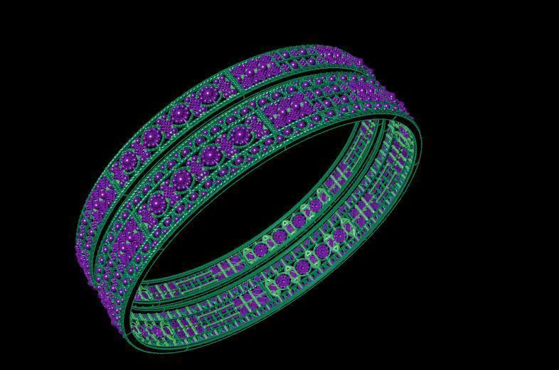 Bracelet 3D print model_2