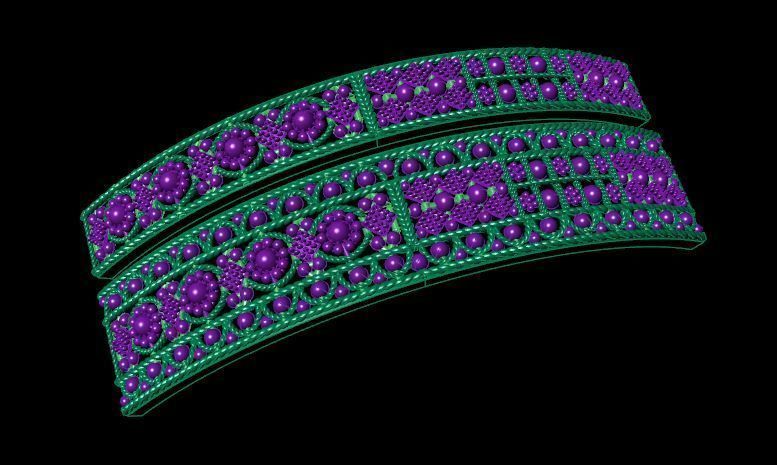 Bracelet 3D print model_5