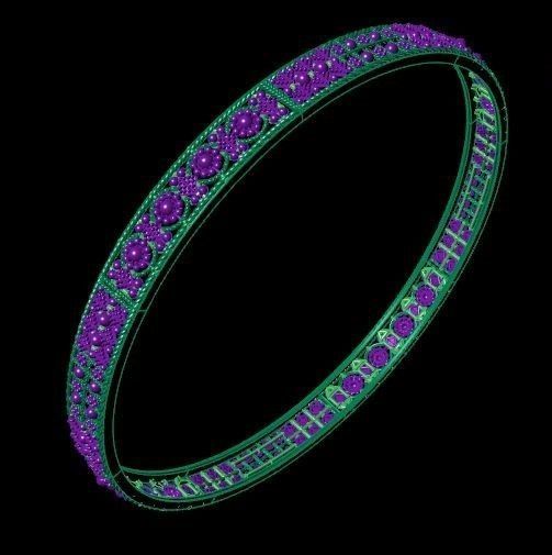 Bracelet 3D print model_4