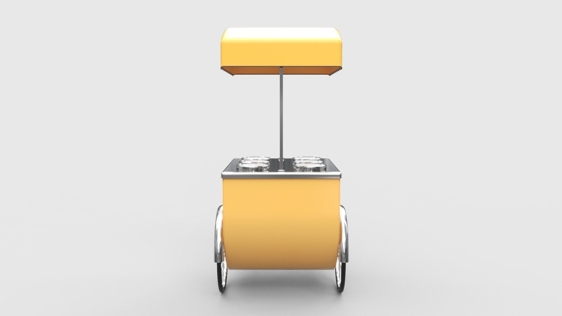 Ice Cream Cart 3D model_3