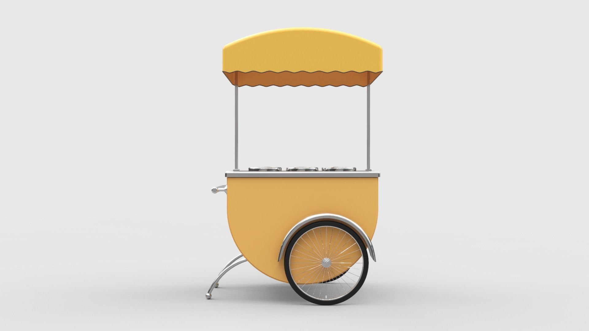 Ice Cream Cart 3D model_1