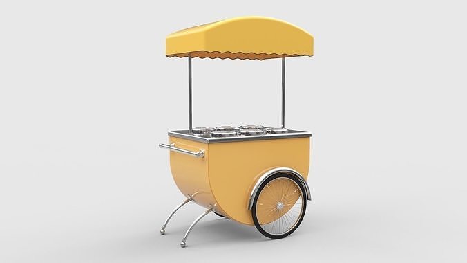 Ice Cream Cart 3D model