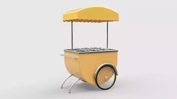 Ice Cream Cart 3D model